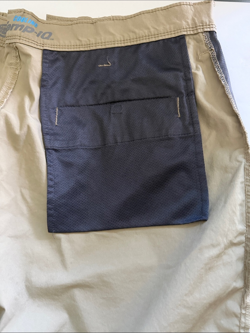 Dickies Khaki Cooling Temp IQ Cargo Short Size 34 - Picture 13 of 15